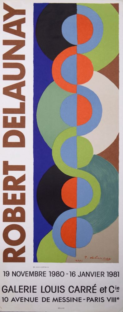 Lithograph Delaunay - (After) Rythme, 1980