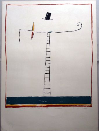 Lithograph Riera I Aragó - A.L. Joan Prats 1985