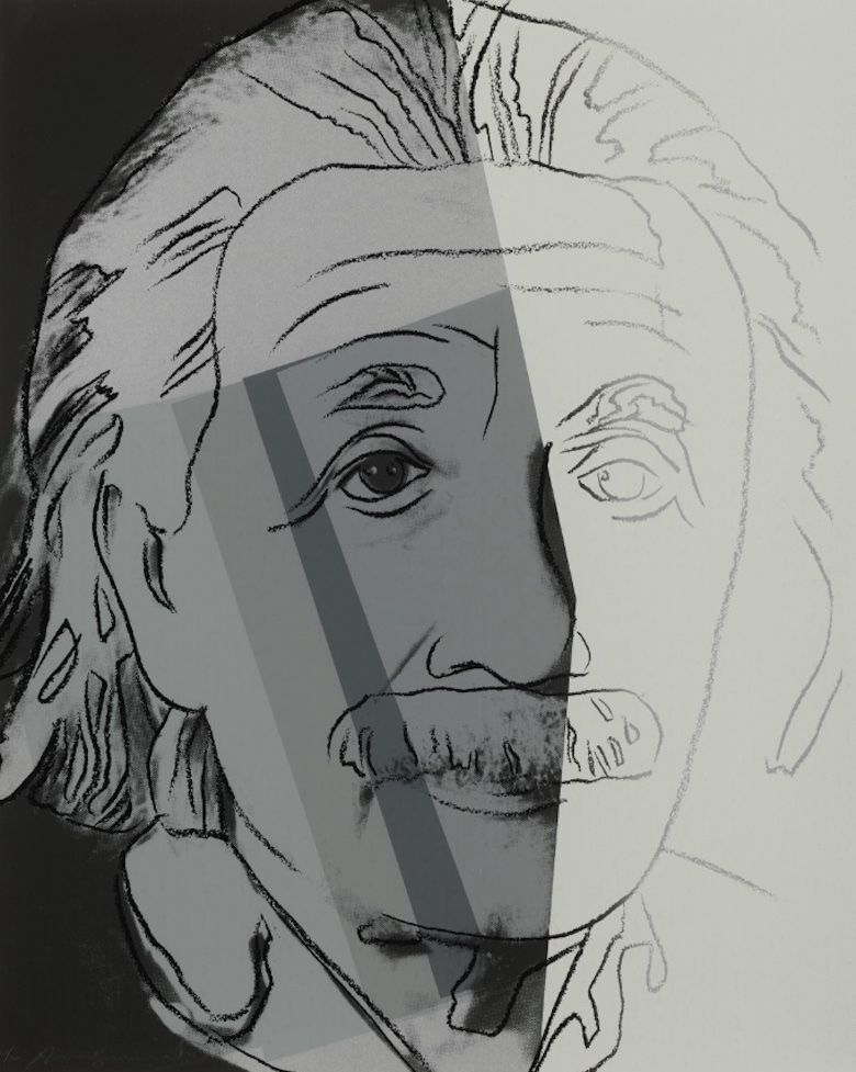 Screenprint Warhol - Albert Einstein