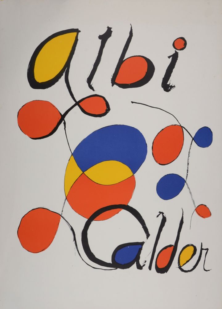 Lithograph Calder - Albi, circa 1971