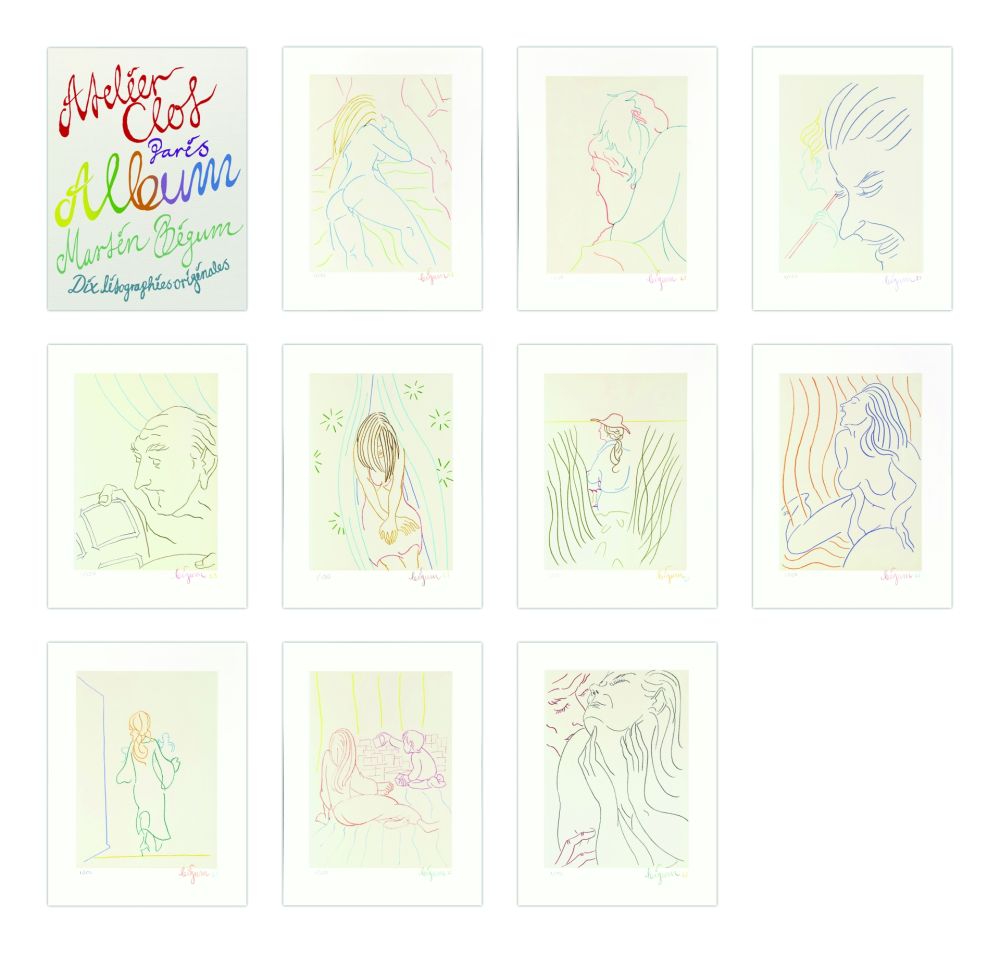 Lithograph Bigum - Album - 10 lithographies originales