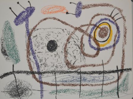 Lithograph Miró - Album 21 - M1132