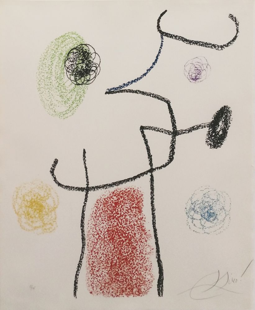 Lithograph Miró - ALBUM 21: ONE PLATE