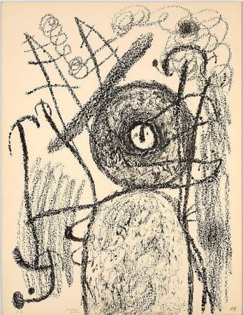Lithograph Miró - Album 21 Planche 14