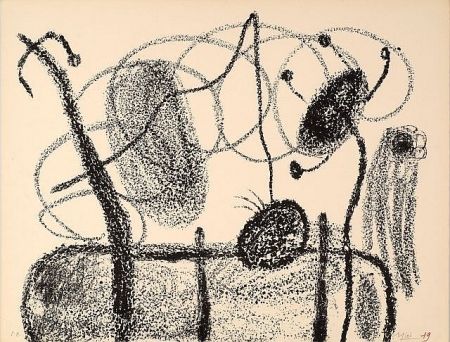 Lithograph Miró - Album 21 Planche 19