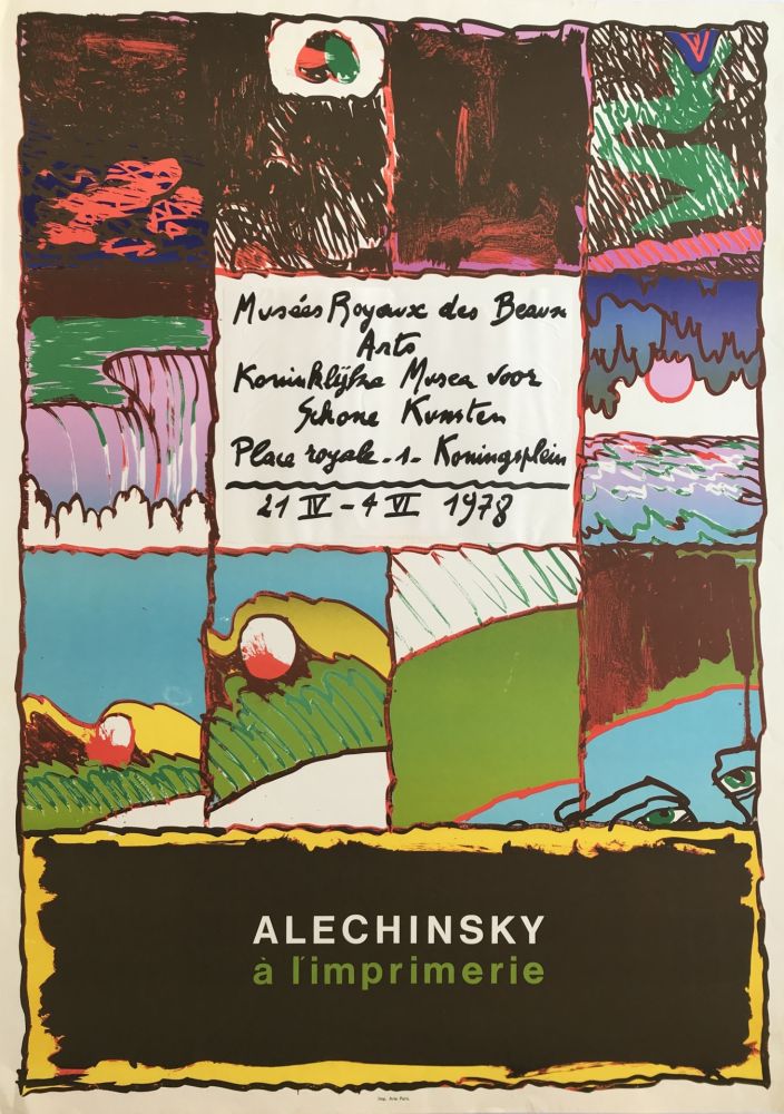 Poster Alechinsky - Alechinsky à l'imprimerie