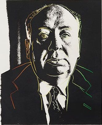 Screenprint Warhol - Alfred Hitchcock