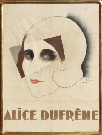 Lithograph Colin - Alice Dufrene