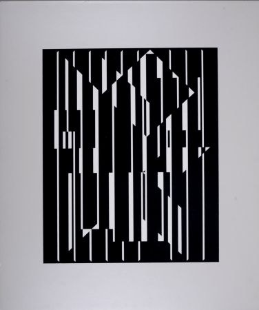 Screenprint Vasarely - Altair-Neg, circa 1955