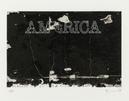 Screenprint Ligon - America 