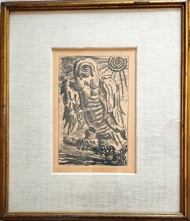 Lithograph Savinio - Amore, da 
