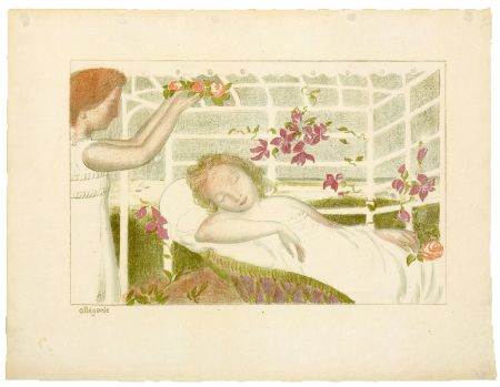 Lithograph Denis - Amour 1