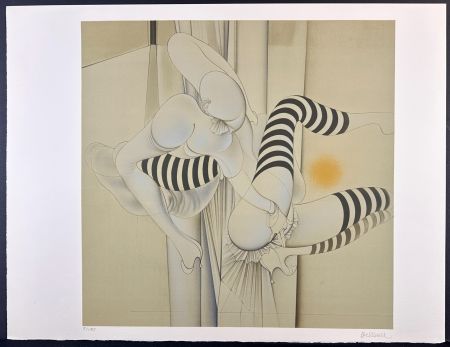 Lithograph Bellmer - An American Portrait 1776-1976 Les Bas Reyes