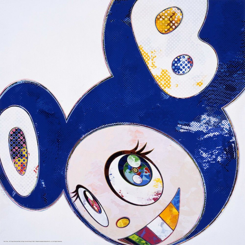 Lithograph Murakami - And Then...(Blue)