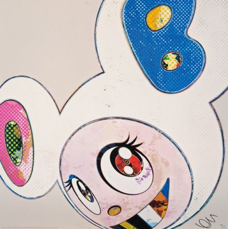 Lithograph Murakami - And Then...White