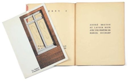 Illustrated Book Duchamp - André Breton: AU LAVOIR NOIR. AVEC UNE FENÊTRE DE MARCEL DUCHAMP (1936).
