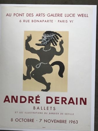 Poster Derain - André Derain 'ballets ' 