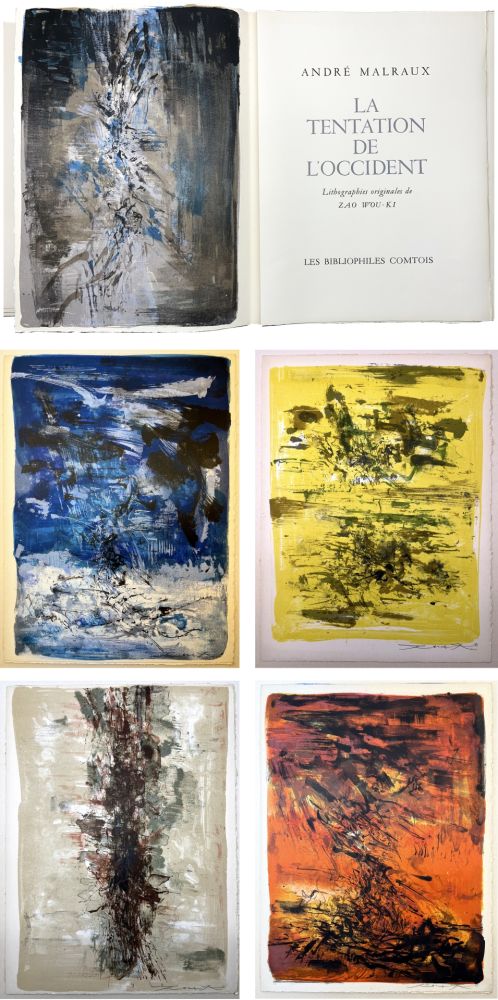 Illustrated Book Zao - André Malraux : LA TENTATION DE L'OCCIDENT. Exemplaire avec 20 lithographies signées par Zao Wou-ki [1962]