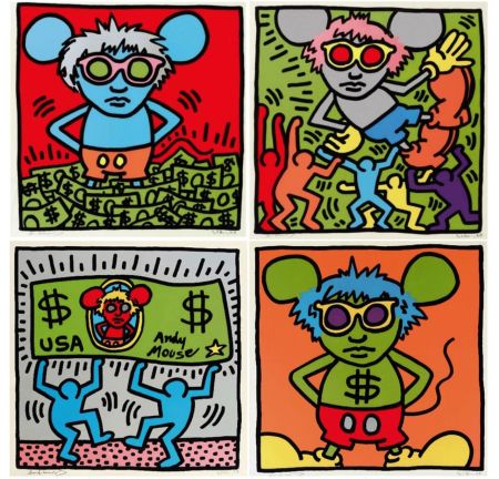 Screenprint Warhol - Andy Mouse Complete Portfolio