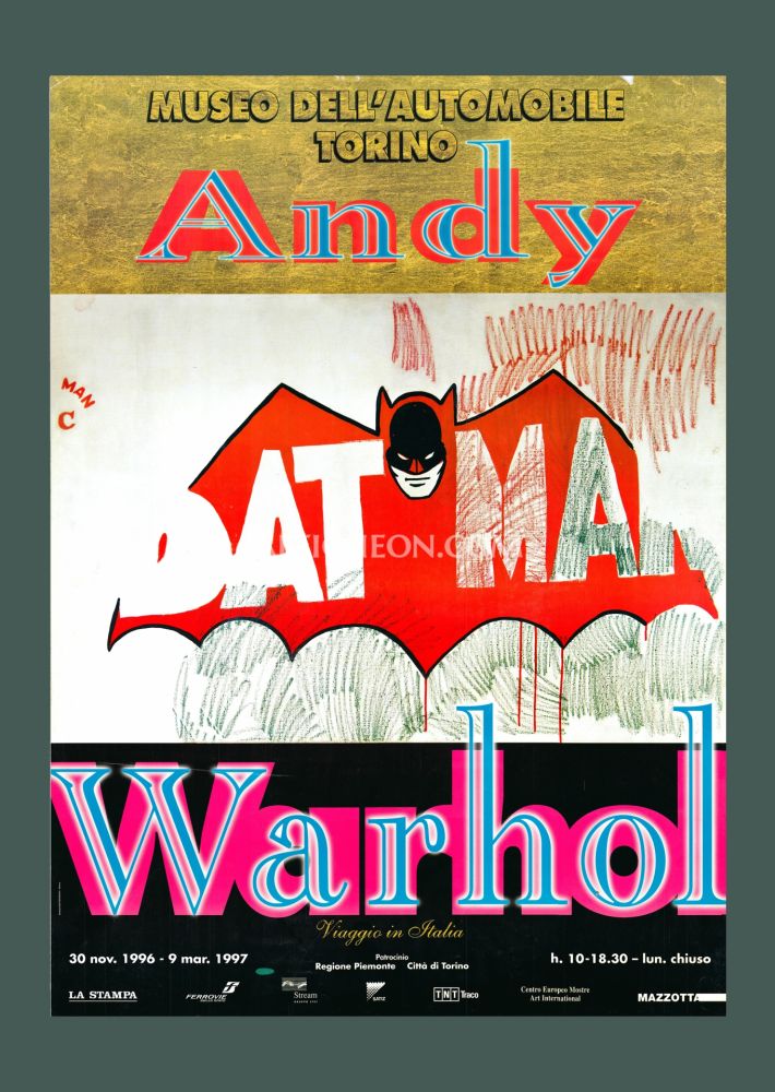 Lithograph Warhol - Andy Warhol: 'Batman Dracula' 1997 Offset-lithograph