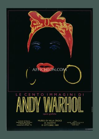 Lithograph Warhol - Andy Warhol: 'Mammy' 1989 Offset-lithograph