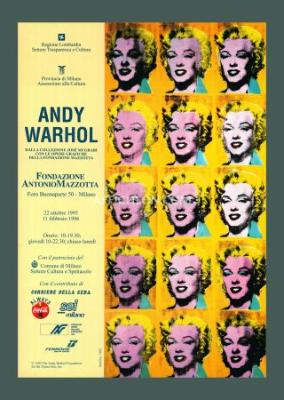 Lithograph Warhol - Andy Warhol: 'Marilyn Diptych' 1995 Offset-lithograph