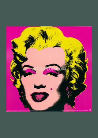 Lithograph Warhol - Andy Warhol: 'Marilyn (Pink)' 1993 Offset-lithograph