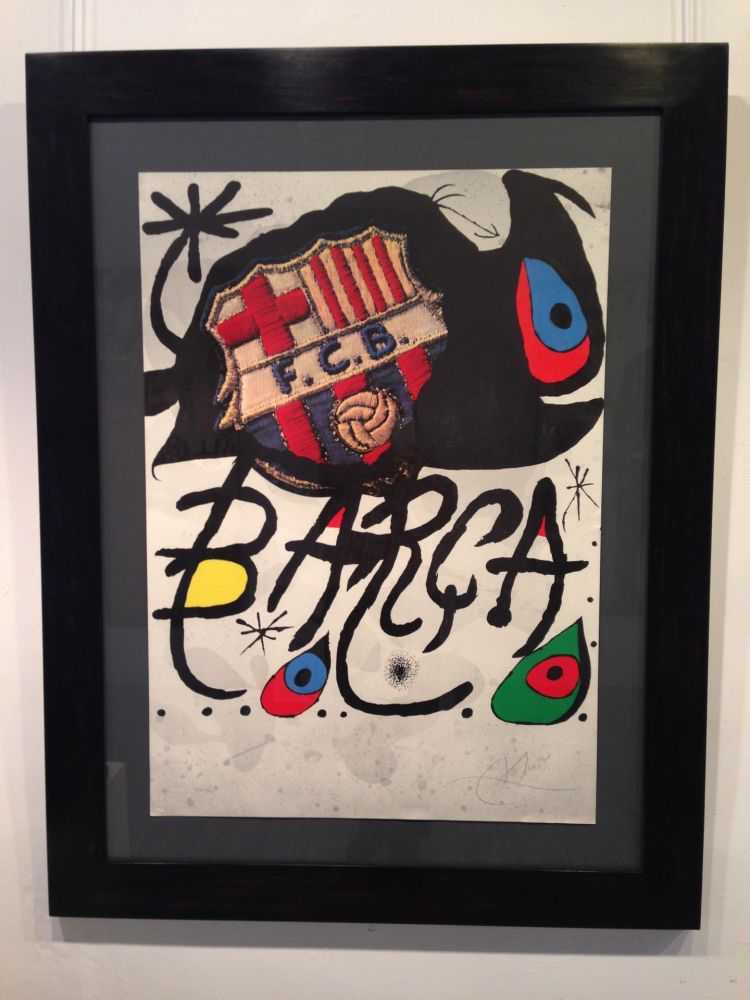 Lithograph Miró - ANIVERSARIO F.C. BARCELONA 