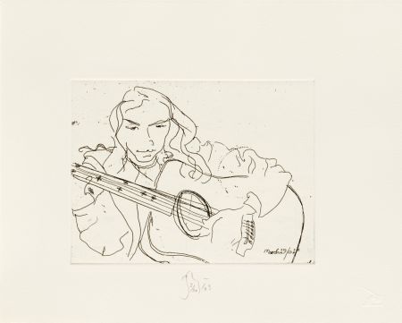 Etching Flanagan - Annabelle and Guitar