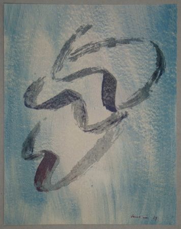 Lithograph Fautrier - Annabelle nue