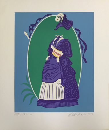 Lithograph Indiana - ANNE