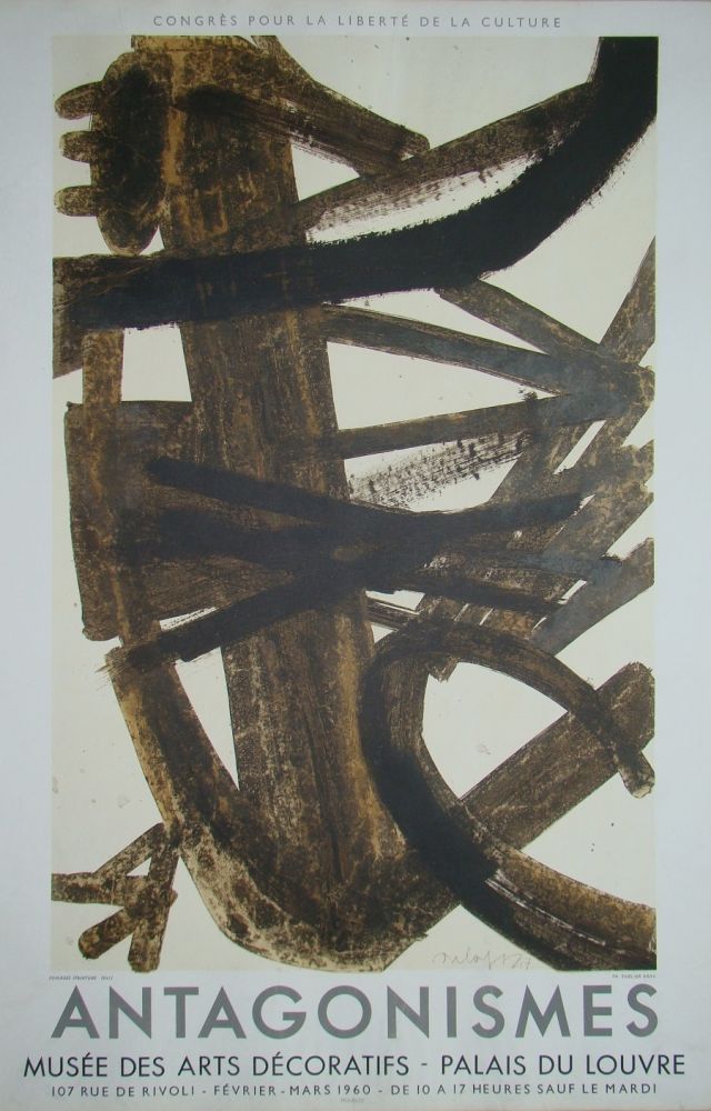 Poster Soulages - Antagonismes