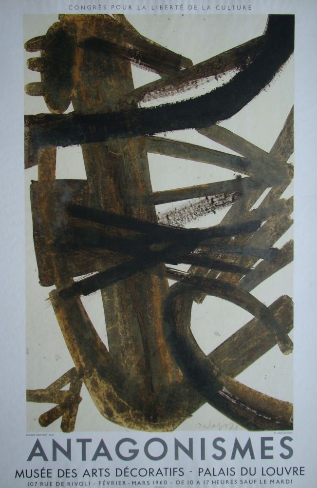 Poster Soulages - Antagonismes