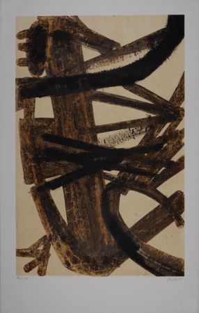 Lithograph Soulages - Antagonismes, 1960 - Hand-signed & numbered!