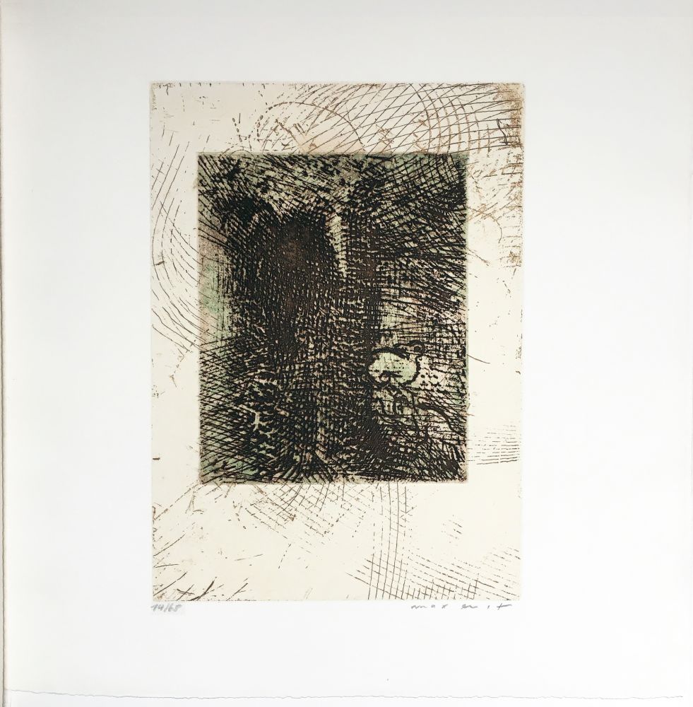 Etching And Aquatint Ernst - Antonin Artaud : TEXTE UND BRIEFE. 1 GRAVURE ORIGINALE SIGNÉE 14/68 (1967)