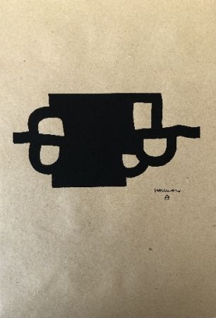 Screenprint Chillida - Antzo II