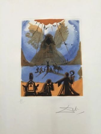 Etching Dali - Aphotéose