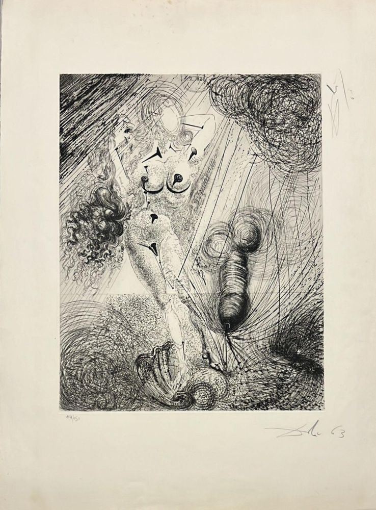 Lithograph Dali - Aphrodite