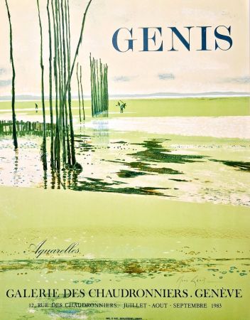 Poster Genis - Aquarelles