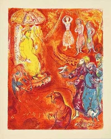 Lithograph Chagall - Arabian nights
