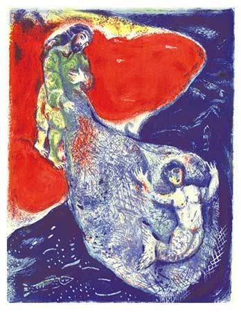 Lithograph Chagall - Arabian Nights