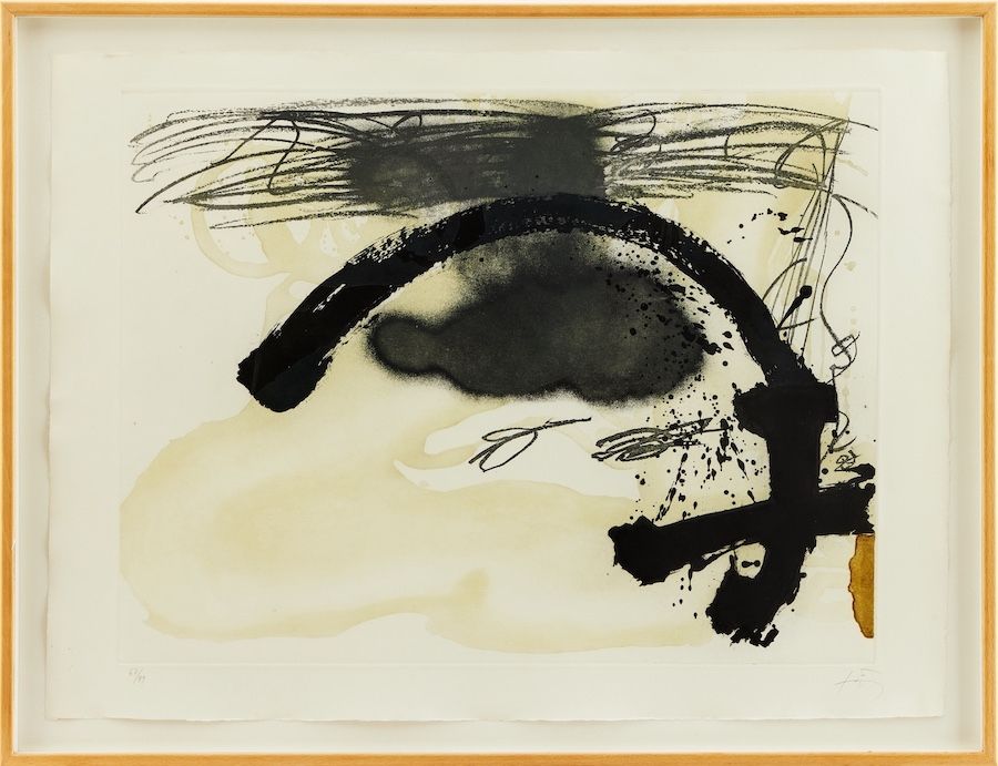 Etching And Aquatint Tàpies - Arc I Creu