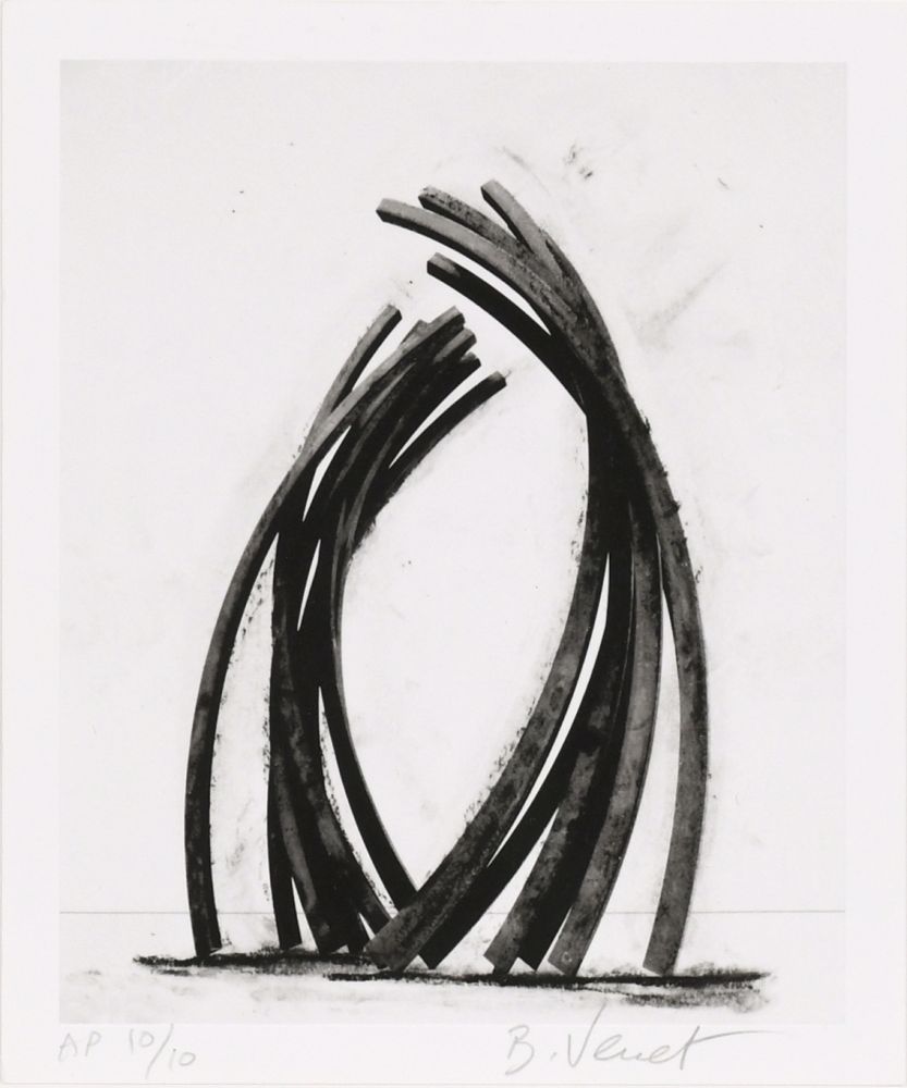 Lithograph Venet - Arches