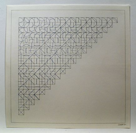 Etching Lewitt - Arcs and Lines