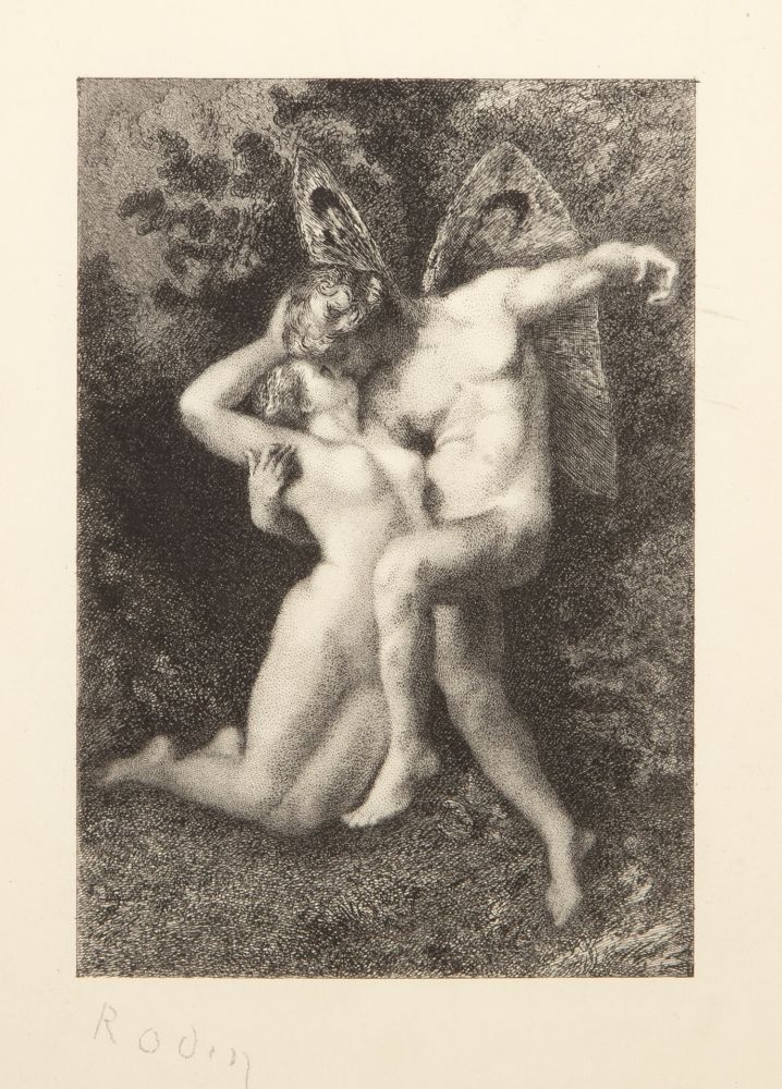 Etching Rodin - Aristophane II