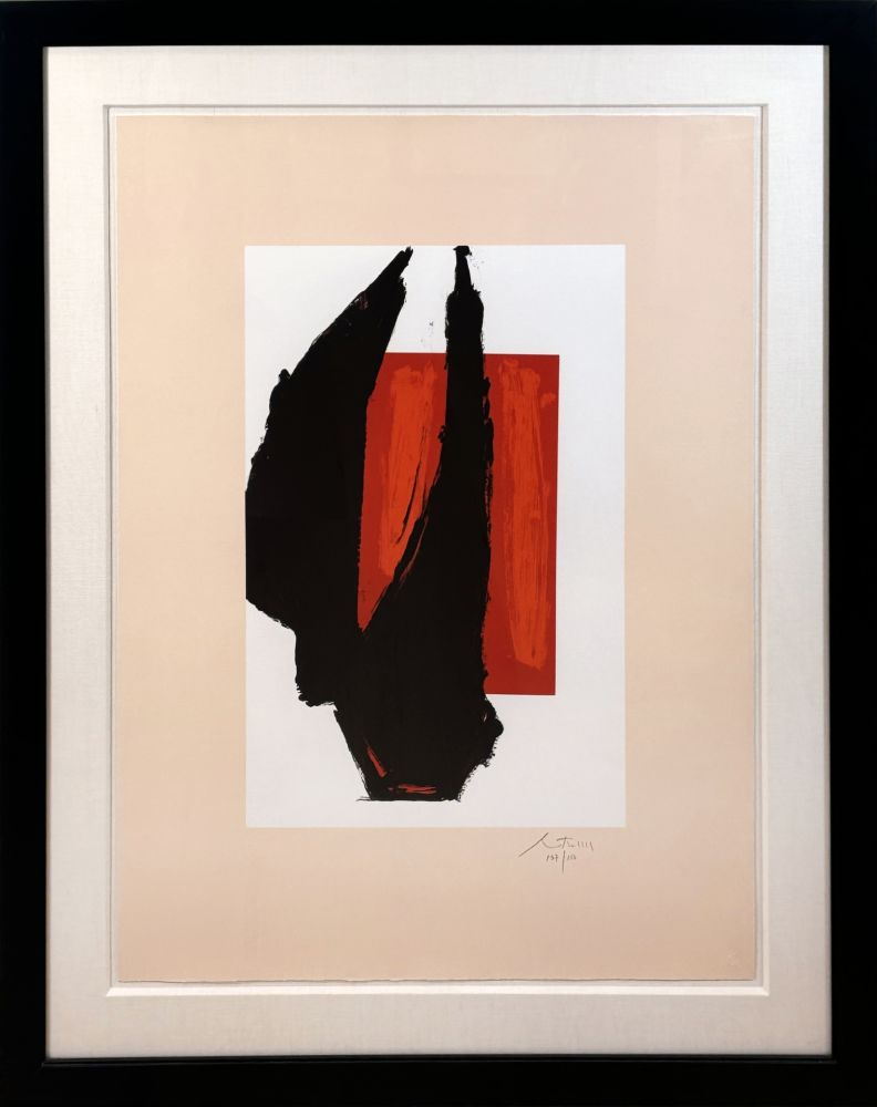 Lithograph Motherwell - Art 1981 Chicago