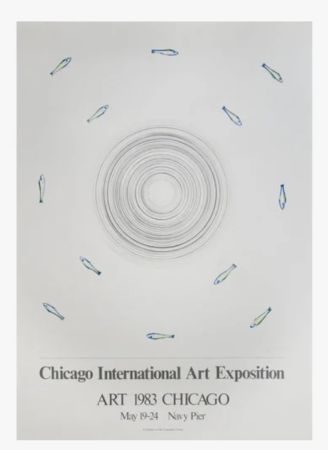 Lithograph Ruscha - Art 1983 Chicago