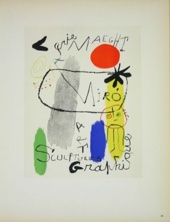 Lithograph Miró - Art Graphique Galerie Maeght