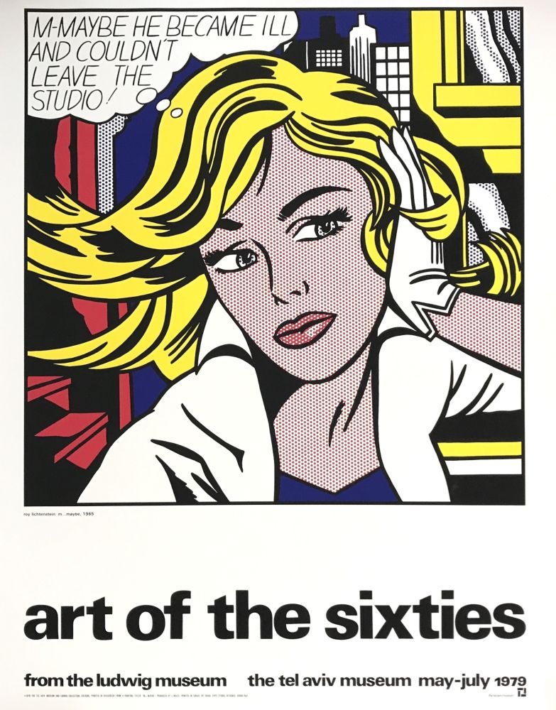 Screenprint Lichtenstein - Art of the Sixties