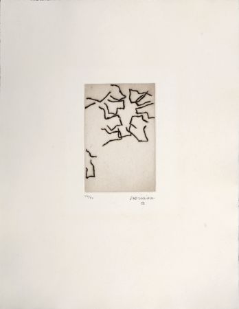 Lithograph Chillida - Articulations III, 1962 - Hand-signed!